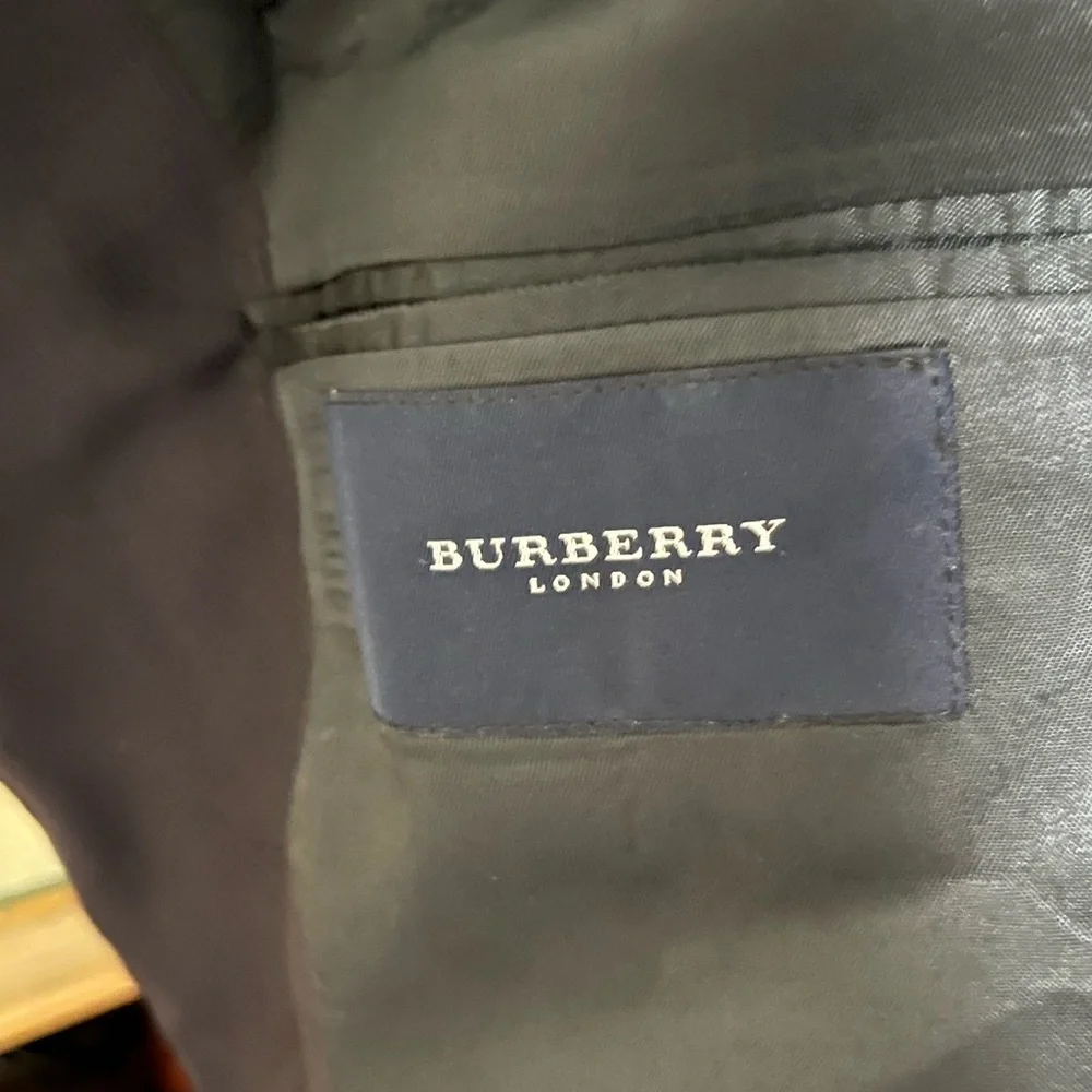 Burberry Dark Navy Single-Breasted Sport Coat